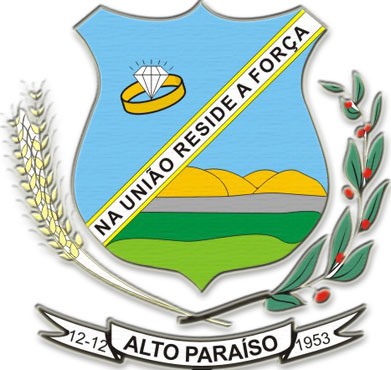 Brasão da cidade de Alto Paraíso de Goiás