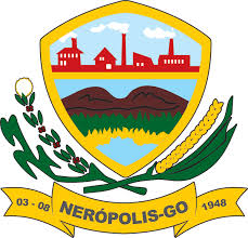 Brasão da seguinte cidade: Nerópolis