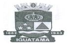 Brasão da seguinte cidade: Iguatama