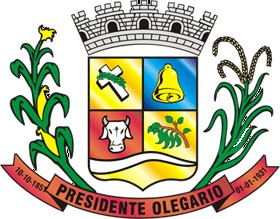 Brasão da seguinte cidade: Presidente Olegário