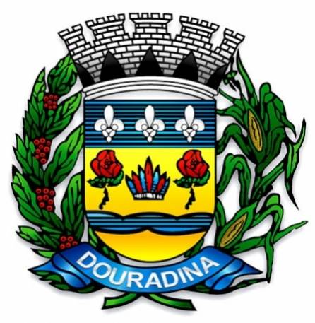 Brasão da seguinte cidade: Douradina