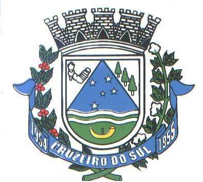 Brasão da seguinte cidade: Cruzeiro do Sul
