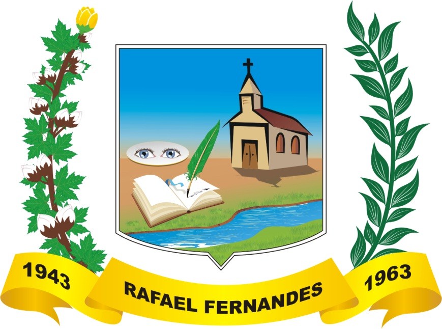Brasão da cidade de Rafael Fernandes