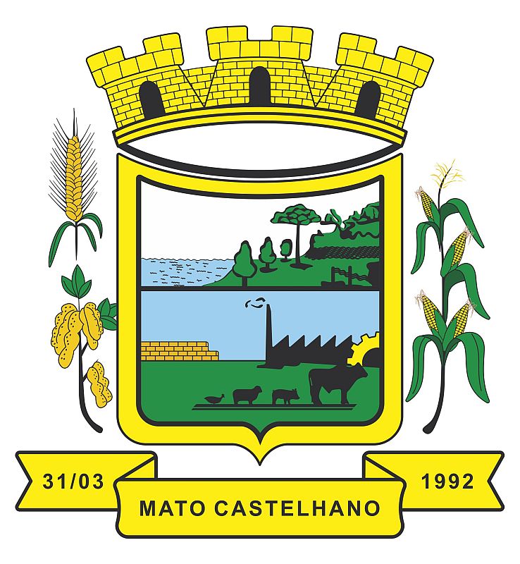 Brasão da cidade de Mato Castelhano