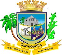 Brasão da seguinte cidade: Carmópolis