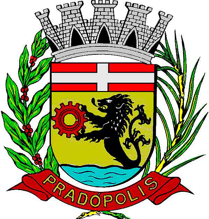 Brasão da seguinte cidade: Pradópolis