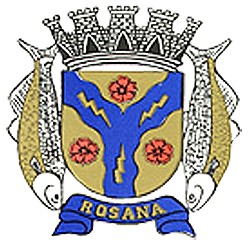Brasão da seguinte cidade: Rosana