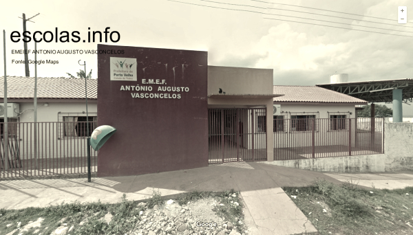 Foto da Escola - Escola Municipal de Ensino Infantil e Fundamental ANTONIO AUGUSTO VASCONCELOS