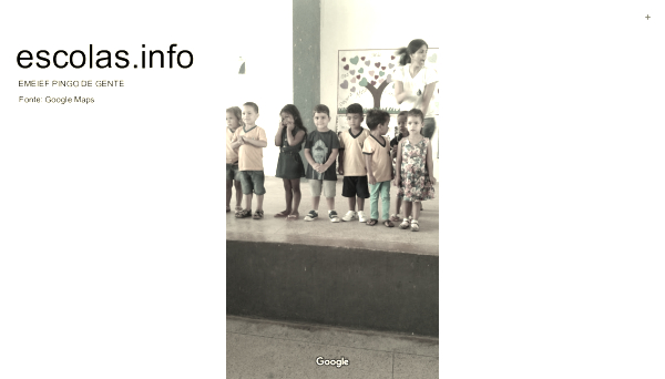 Foto da Escola - Escola Municipal de Ensino Infantil e Fundamental PINGO DE GENTE