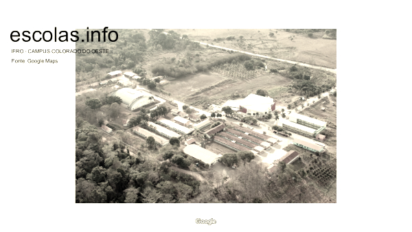 Foto da Escola - IFRO - CAMPUS COLORADO DO OESTE